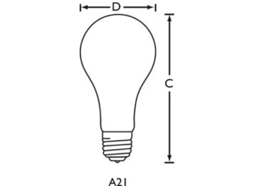  Single Contact Medium Screw A21 (A21) Frost Silicone