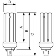 GX24d-3, 2P