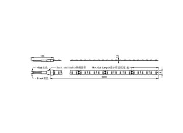 Dimension Drawing (without table) - LS168S LED12 827 IP20 L5000 LA