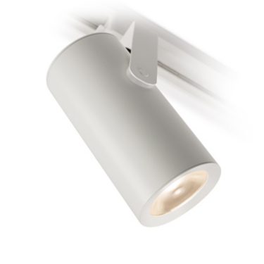 CorePro LED Mini Cylinder, 900 lm, 35° Wide Flood, 90 CRI / 3000K CCT, Matte White Finish, CrispWhite