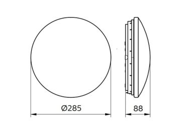  840 neutral white - Power supply unit - Safety class II - White RAL 9003