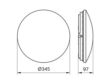  830 warm white - Power supply unit - Safety class II - White RAL 9003