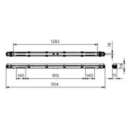 Dimension Drawing (without table) - WT065C LED41_68S/840 PSU L1500 TW1