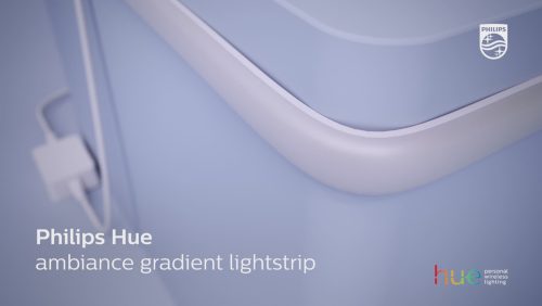 Hue White and Color Ambiance Gradient Lightstrip Ambiance 2 mètres