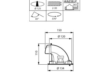 Dimension Drawing (without table) - RS772B 27S/830 WIA-E MB WH