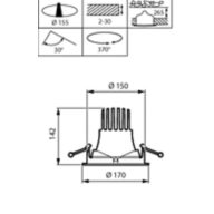 Dimension Drawing (without table) - RS781B 39S/830 WIA-E MB WH