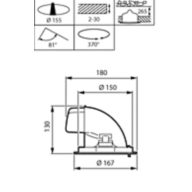 Dimension Drawing (without table) - RS782B 49S/830 PSU-E WB WH