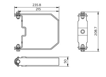 Dimension Drawing (without table) - BY100Z BR L215
