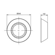Dimension Drawing (without table) - BY102Z ALU