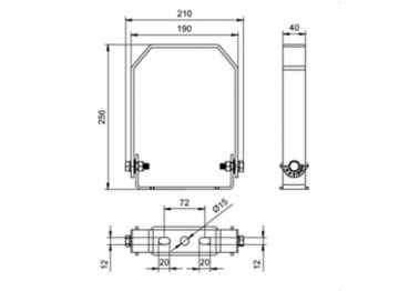 Dimension Drawing (without table) - BY022Z G2 BR L216