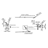 Dimension Drawing (without table) - RC159Z Safety Cable