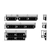 Dimension Drawing (without table) - BWP352 LED162/NW 120W 220-240V DM2 G2