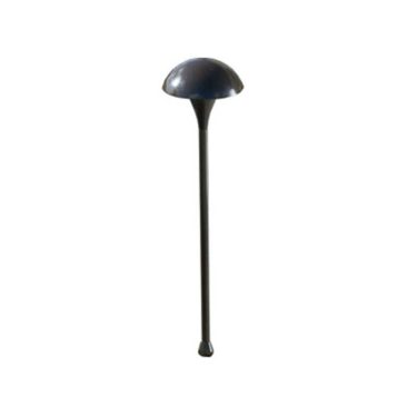 Path Light, Small Mushroom w/ Lamp, Natural Brass, 20W T3, 12V