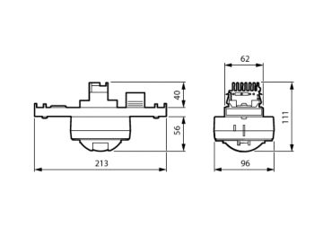 Dimension Drawing (without table) - LL550E MPM Gen2 WH