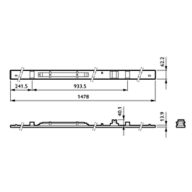Dimension Drawing (without table) - LL551X 105S/840 UE DIA NB BK
