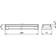 Dimension Drawing (without table) - LL623X LED123S/840 DIA NB 7 WH HE