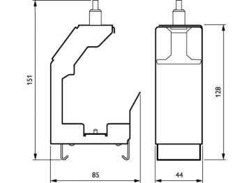 Dimension Drawing (without table) - LL500Z CDS WH