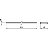 Dimension Drawing (without table) - LL523X LED160S/840 PSD NB 7 WH XA