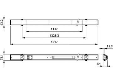  MAXOS FUSION PANEL - 840 neutral white - Power supply unit with DALI interface - Wide beam - White