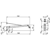 Dimension Drawing (without table) - JRP557 MBP 1560 RAL