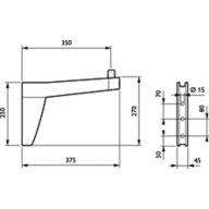Dimension Drawing (without table) - JRP558 MBP 350 RAL
