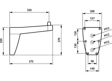 Dimension Drawing (without table) - JRP558 MBW 350 RAL
