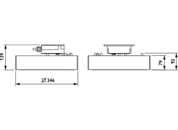 Dimension Drawing (without table) - BCP333 LED81/757 I PRM