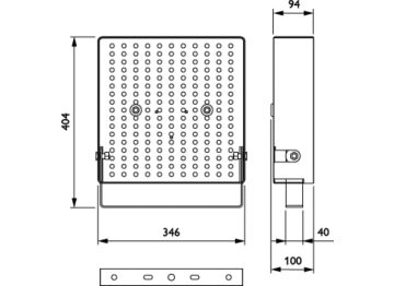 Dimension Drawing (without table) - ZBP333 MB WH SET