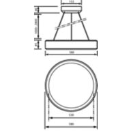 Dimension Drawing (without table) - TCBRLP 46S/940 DIA OC WH401T102 WH