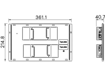 Dimension Drawing (without table) - LP903P NC Daylight W60L180 driver island