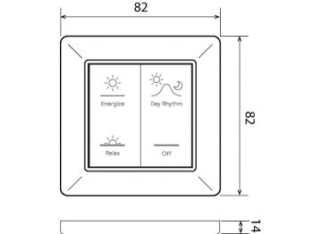 Dimension Drawing (without table) - LP911P NC2 IA UID8480 Office-EU A