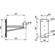 Dimension Drawing (without table) - JPP100 MBW 500 RAL