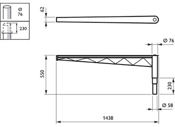 Dimension Drawing (without table) - JRP534 MBP DGR