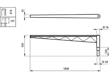 Dimension Drawing (without table) - JRP534 MBP DGR