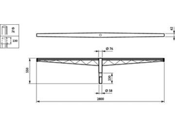Dimension Drawing (without table) - JRP534 MBP DGR