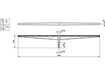 Dimension Drawing (without table) - JRP534 MBP DGR