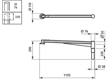 Dimension Drawing (without table) - JRP534 MBP DGR