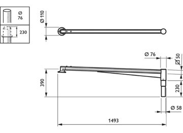 Dimension Drawing (without table) - JRP534 MBP DGR