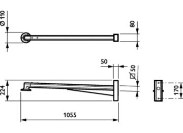 Dimension Drawing (without table) - JRP534 MBP DGR