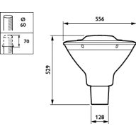 Dimension Drawing (without table) - BDS491 CG25-/730 II S GR 60
