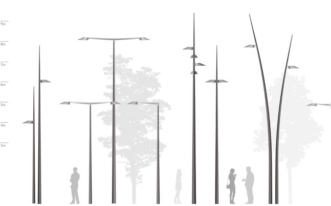 Ocean poles and brackets