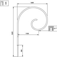 Dimension Drawing (without table) - JSB720 MBP-S 1000 60 RAL