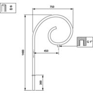 Dimension Drawing (without table) - JSB720 MBP-S 450 60 RAL
