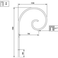 Dimension Drawing (without table) - JSB720 MBP-S 750 60 RAL