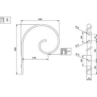 Dimension Drawing (without table) - JSB720 MBW 1000 RAL