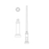 Tapered 5" to 3" Round Aluminum Pole with P4000 Series Base