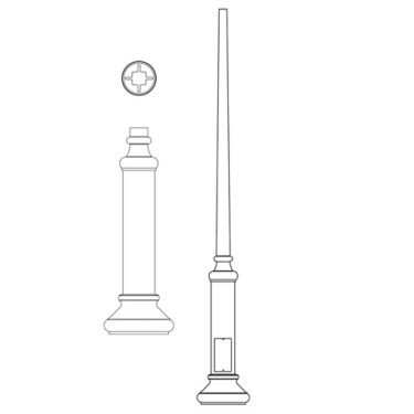 Pole (P4120), Round Straight Pole