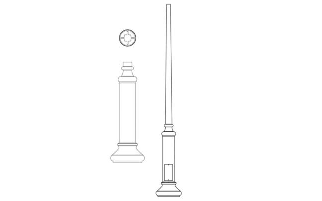 P4100 Series Poles (P4120, P4130, P4131)