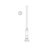 4" Round Aluminum Pole with P4100 Series Base (3" Tenon)
