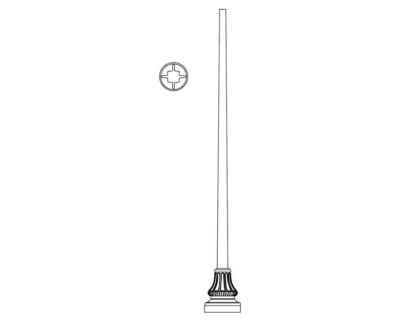 P5000 Series Poles (P5020, P5065, P5092)
